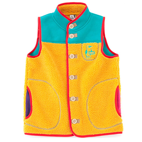 [CHUMS] Boa Fleece vest Orange[÷]  ø Ʈ 
